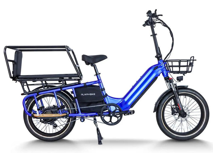 Editorial cover image introducing electric tricycle types and riding-position choices