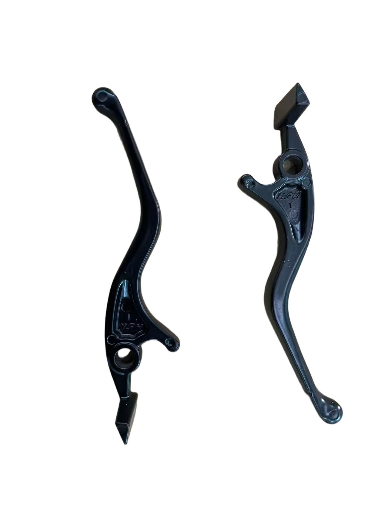 D-Series black hydraulic disc brake lever, front and back views