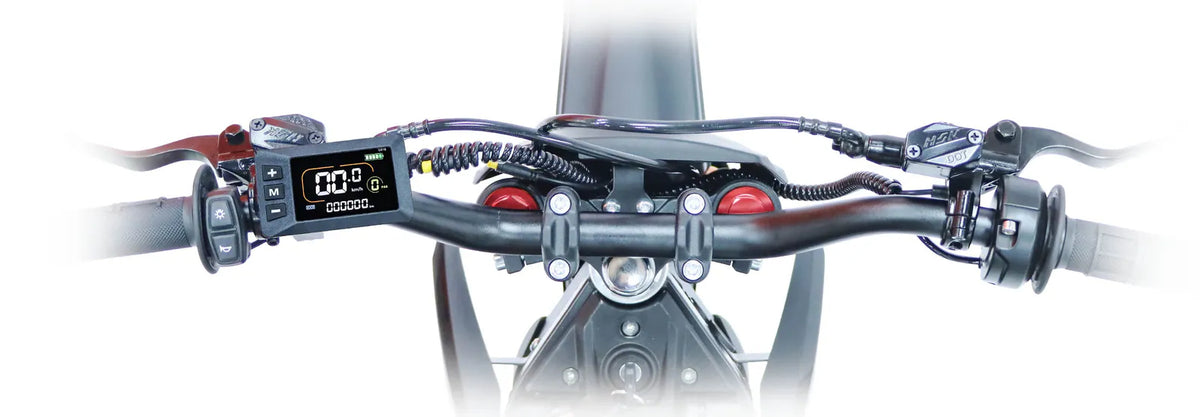 CEMOTO D03 Pro handlebar controls and digital display