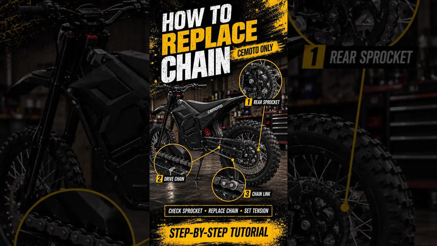 How to Replace an Electric Dirt Bike Chain?